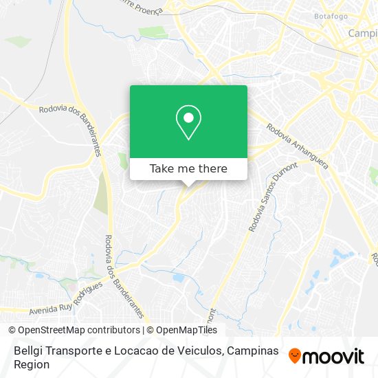 Bellgi Transporte e Locacao de Veiculos map