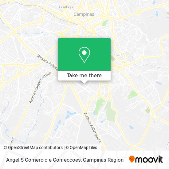 Angel S Comercio e Confeccoes map