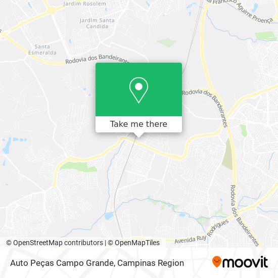 Auto Peças Campo Grande map