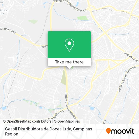 Mapa Gessil Distribuidora de Doces Ltda