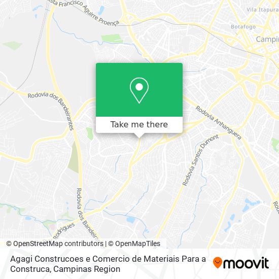 Agagi Construcoes e Comercio de Materiais Para a Construca map