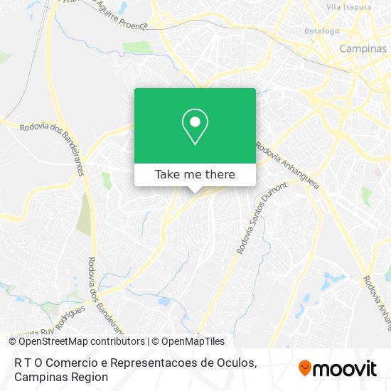 Mapa R T O Comercio e Representacoes de Oculos