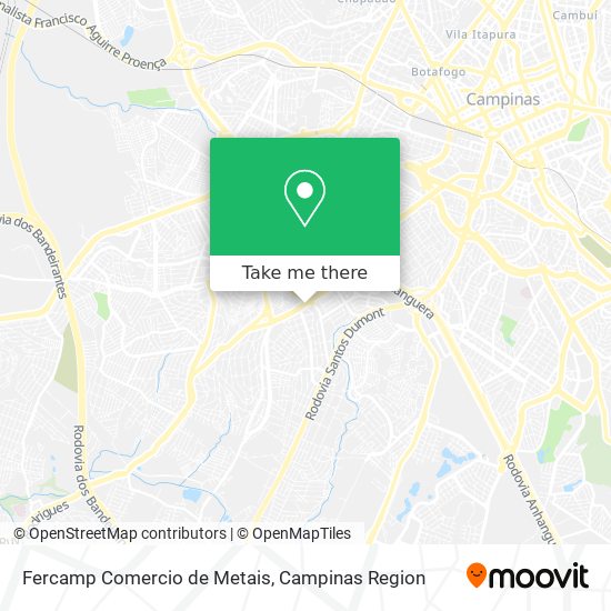 Fercamp Comercio de Metais map