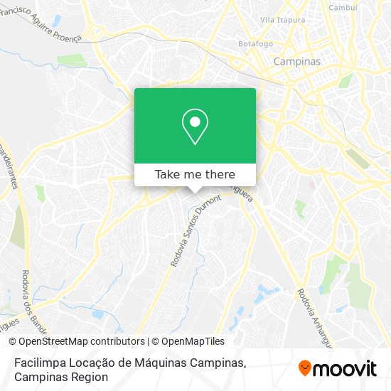 Facilimpa Locação de Máquinas Campinas map