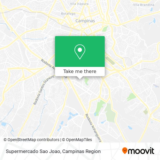 Mapa Supermercado Sao Joao