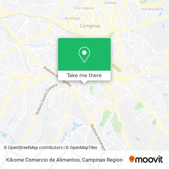 Mapa Kikome Comercio de Alimentos