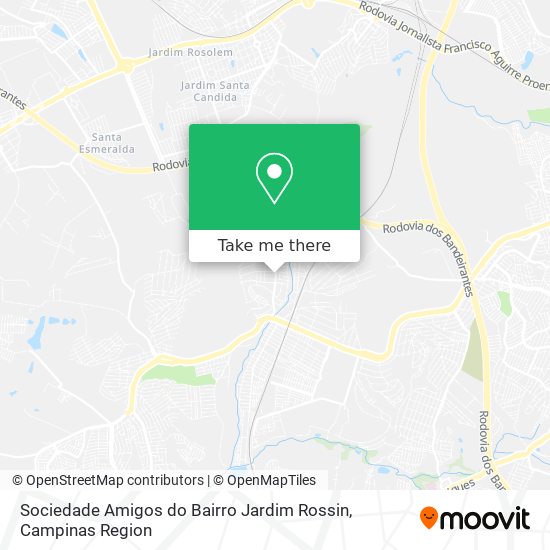 Sociedade Amigos do Bairro Jardim Rossin map