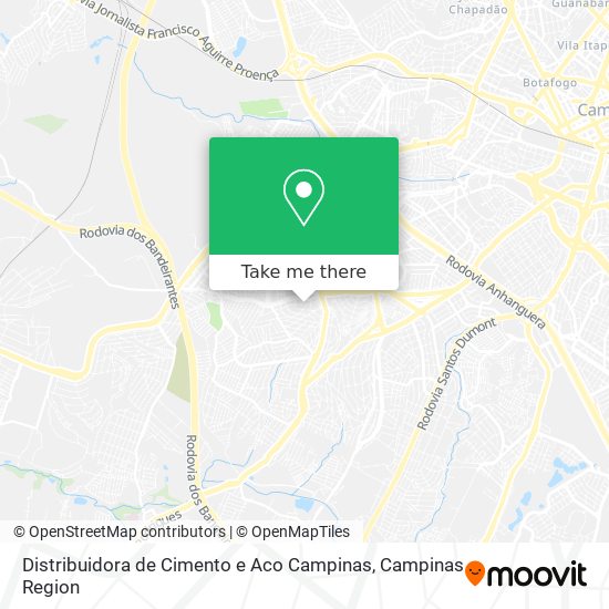 Distribuidora de Cimento e Aco Campinas map