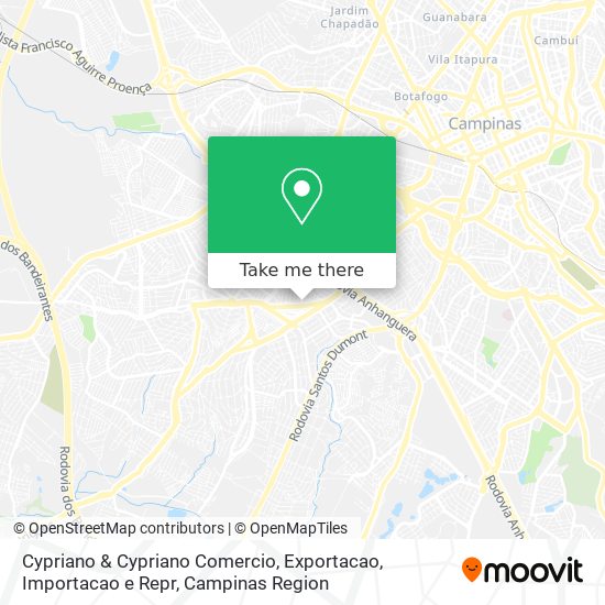 Cypriano & Cypriano Comercio, Exportacao, Importacao e Repr map