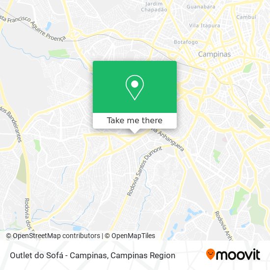 Outlet do Sofá - Campinas map