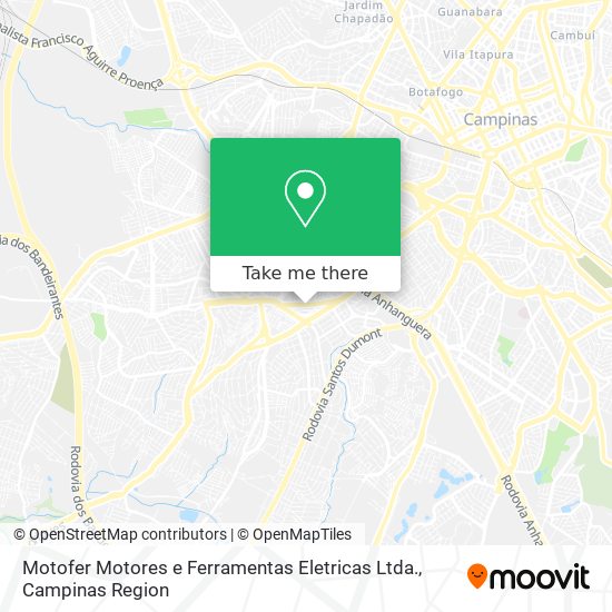 Motofer Motores e Ferramentas Eletricas Ltda. map