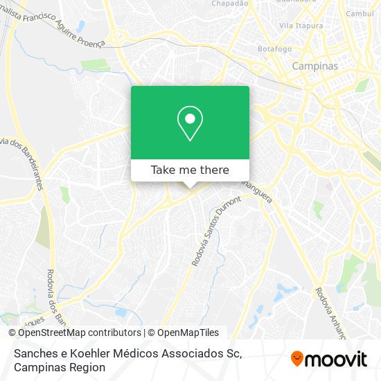 Sanches e Koehler Médicos Associados Sc map