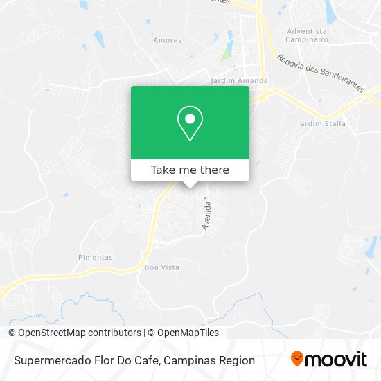 Supermercado Flor Do Cafe map