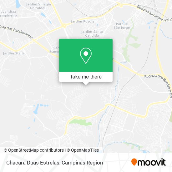 Chacara Duas Estrelas map