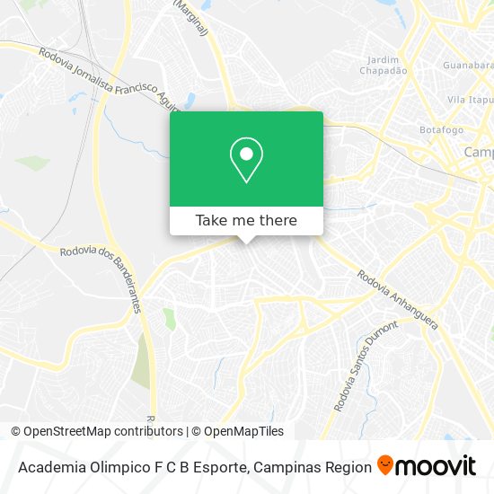 Academia Olimpico F C B Esporte map