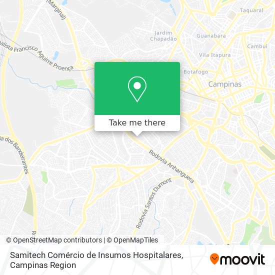 Samitech Comércio de Insumos Hospitalares map