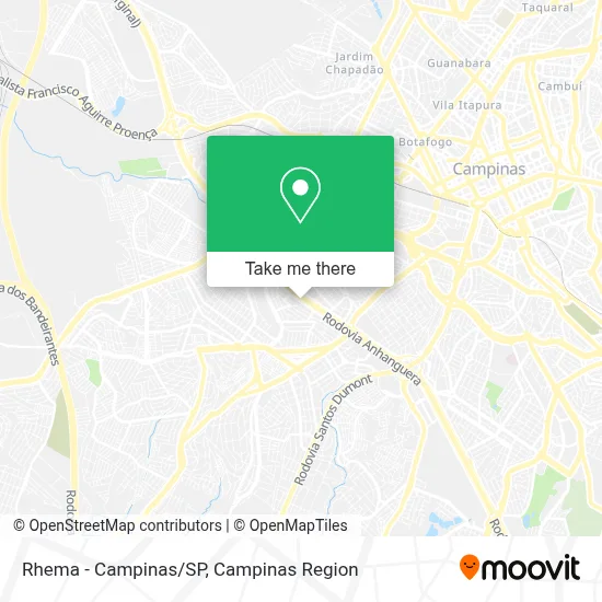 Rhema - Campinas/SP map