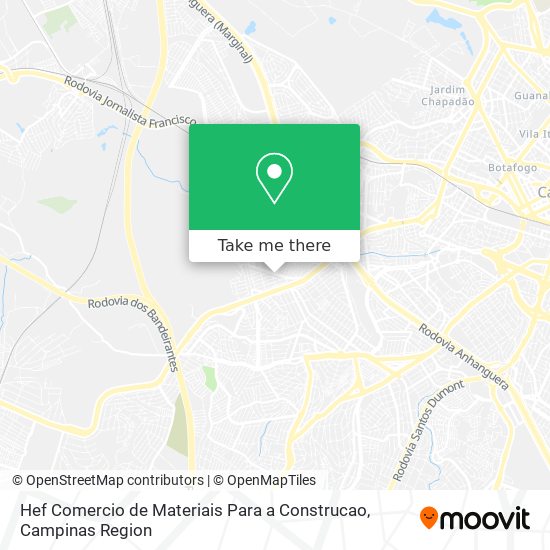 Mapa Hef Comercio de Materiais Para a Construcao