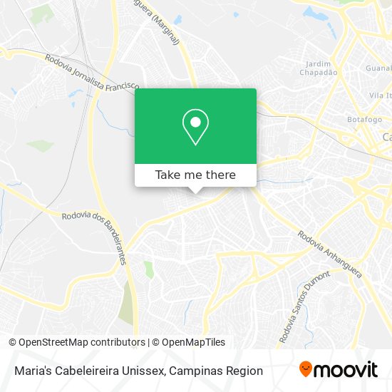 Mapa Maria's Cabeleireira Unissex