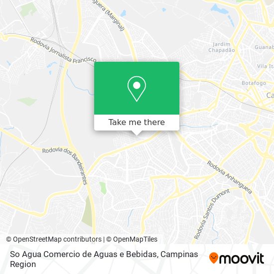 So Agua Comercio de Aguas e Bebidas map