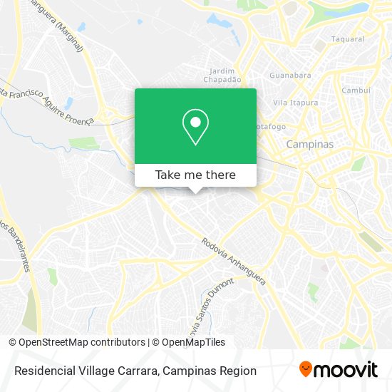Residencial Village Carrara map