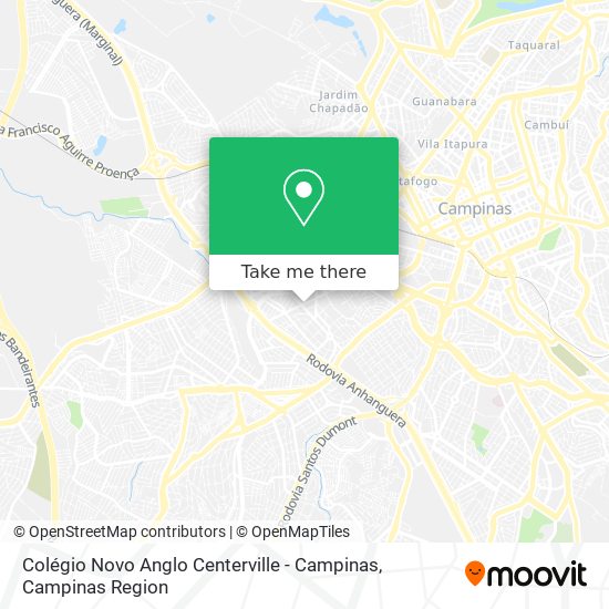 Colégio Novo Anglo Centerville - Campinas map