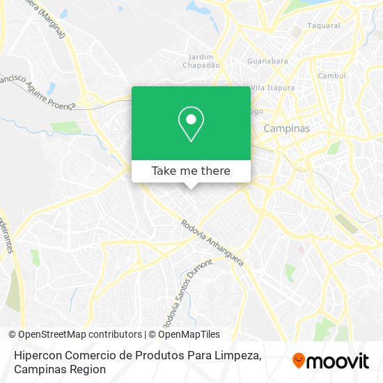 Hipercon Comercio de Produtos Para Limpeza map