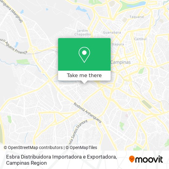 Esbra Distribuidora Importadora e Exportadora map