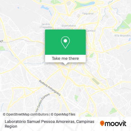 Laboratório Samuel Pessoa Amoreiras map