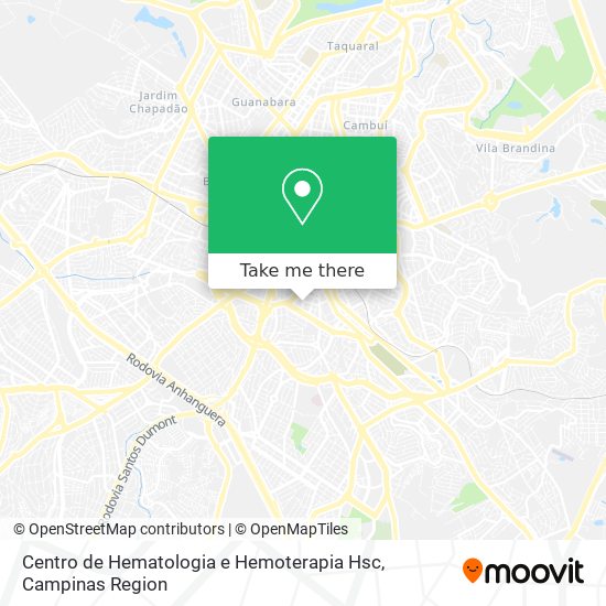 Centro de Hematologia e Hemoterapia Hsc map