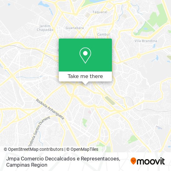 Mapa Jmpa Comercio Deccalcados e Representacoes