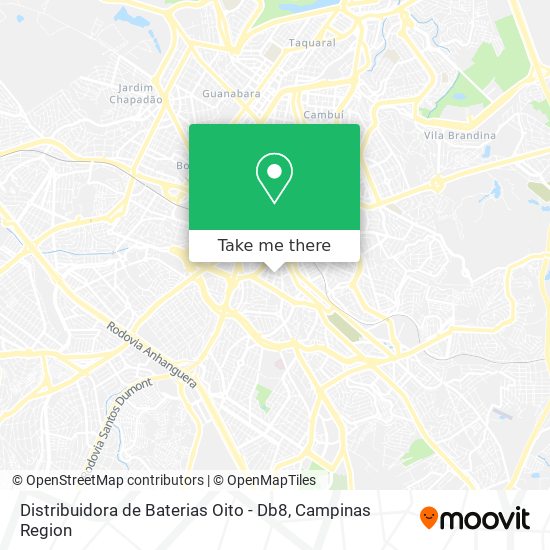 Distribuidora de Baterias Oito - Db8 map