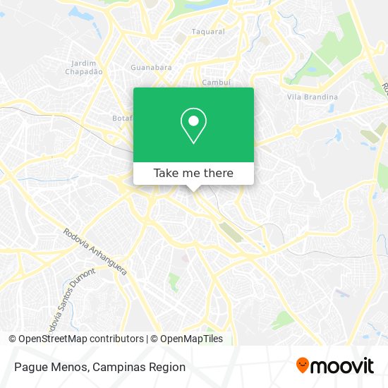 Pague Menos map