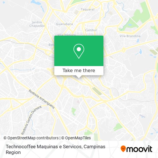 Technocoffee Maquinas e Servicos map