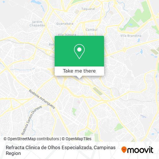 Refracta Clinica de Olhos Especializada map