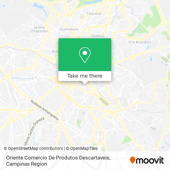 Oriente Comercio De Produtos Descartaveis map