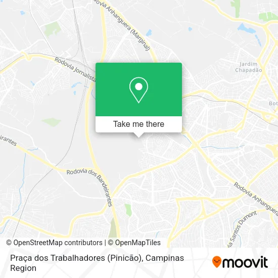 Praça dos Trabalhadores (Pinicão) map