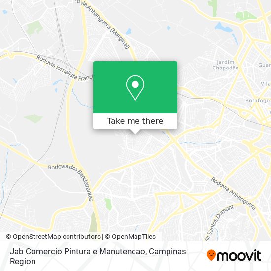 Jab Comercio Pintura e Manutencao map
