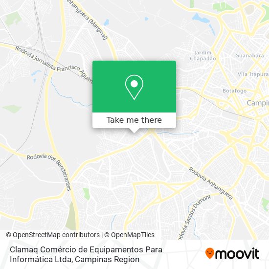 Mapa Clamaq Comércio de Equipamentos Para Informática Ltda