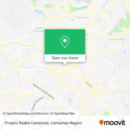 Projeto Raabe Campinas map