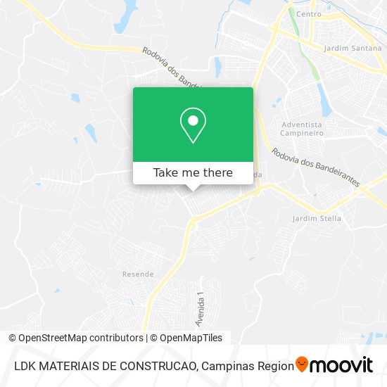 LDK MATERIAIS DE CONSTRUCAO map