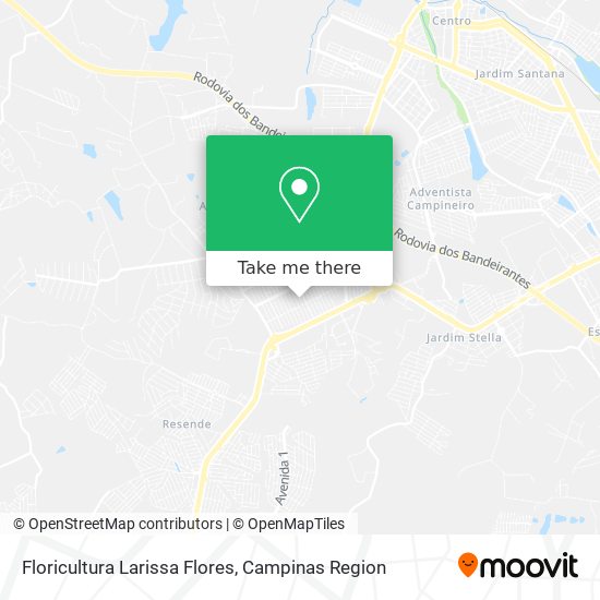 Floricultura Larissa Flores map