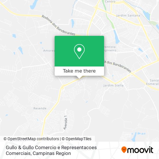 Gullo & Gullo Comercio e Representacoes Comerciais map