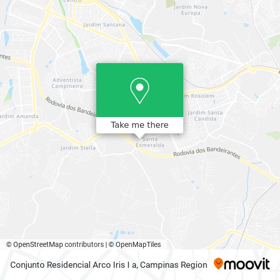 Conjunto Residencial Arco Iris I a map