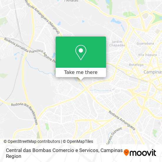 Central das Bombas Comercio e Servicos map