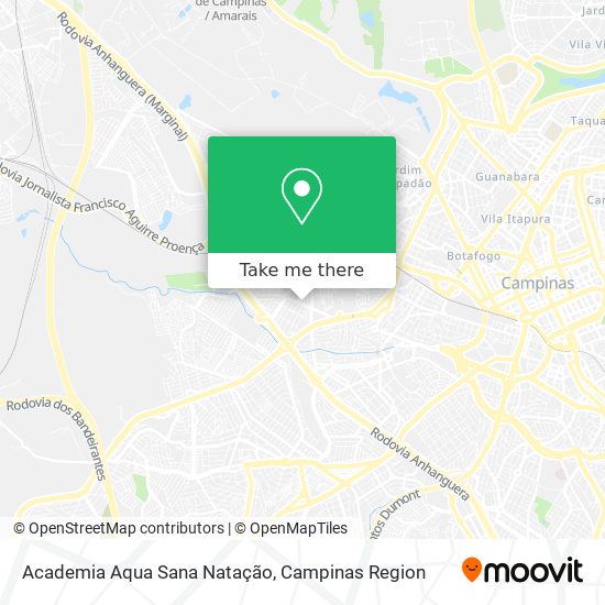 Academia Aqua Sana Natação map