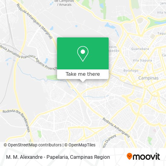 M. M. Alexandre - Papelaria map