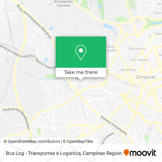 Bca Log - Transportes e Logistica map