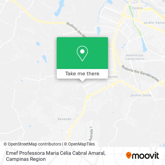 Emef Professora Maria Célia Cabral Amaral map