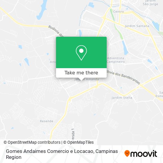 Gomes Andaimes Comercio e Locacao map